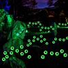 Solar-Powered Halloween Ghost Eyeball String Lights for Outdoor Holiday Decoration
