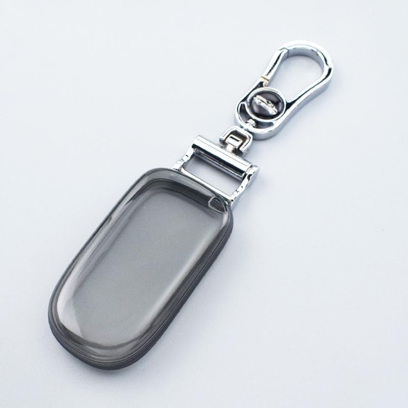 Transparent TPU for Jeep Renegade Compass Grand Cherokee for Chrysler 300C Wrangler Dodge Car Key Cover Case Fob Shell Holder