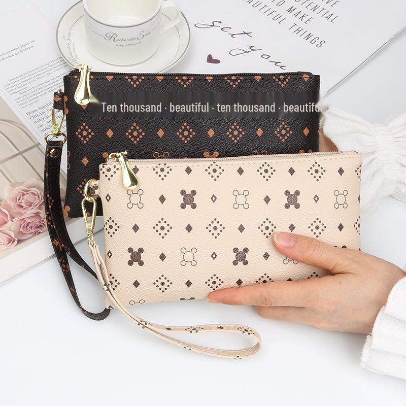 Elegant Women's Clutch Wallet: Long, Large-Capacity Coin Purse & Phone Bag
