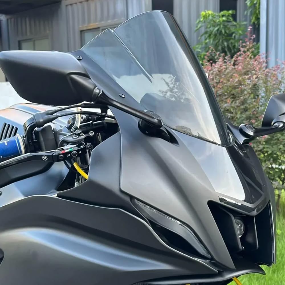 PARA YZF-R7 yzf r7 2026 2025 2024 2023 2022-2017 acessórios para-brisa modificado para competição para-brisa elevado para-brisa esportivo viseira preto