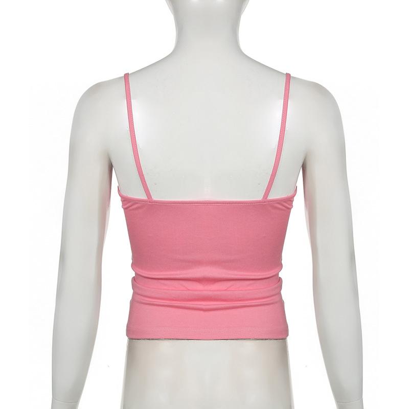 Vintage Leopard Print Stitched Crop Top Women Casual Sleeveless Cute Bow Patchwork Strap Tees Y2k Summer Crop Tops Ladies