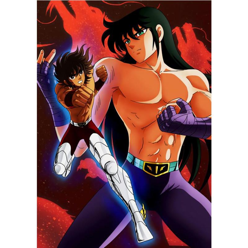 5D DIY Diamond Painting Saint Fighter Diamond Embroidery Cross Stitch Kit Full Rhinestone Mosaic Home Decor