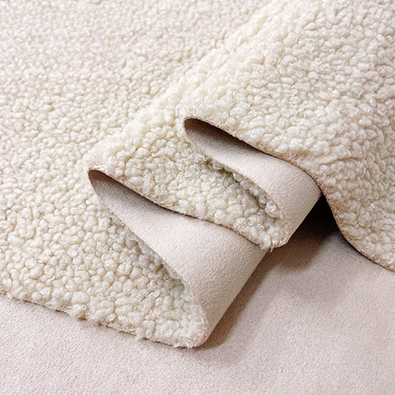 50x150cm Suede Composite Lamb Wool Fabric