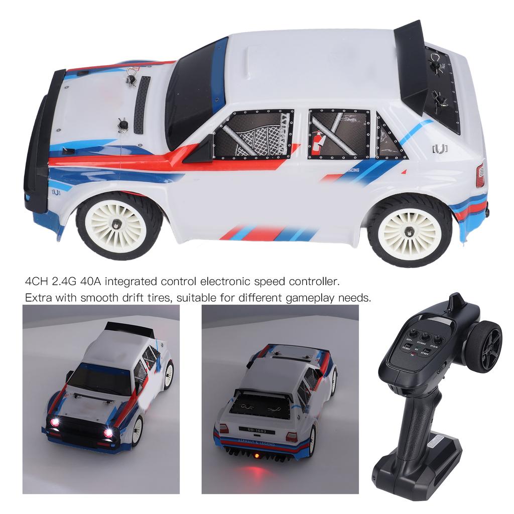 2.4G 4WD 30km/h 1/16 Electric RC Racing Car Integrated Control ESC High Speed Drift Racing Car