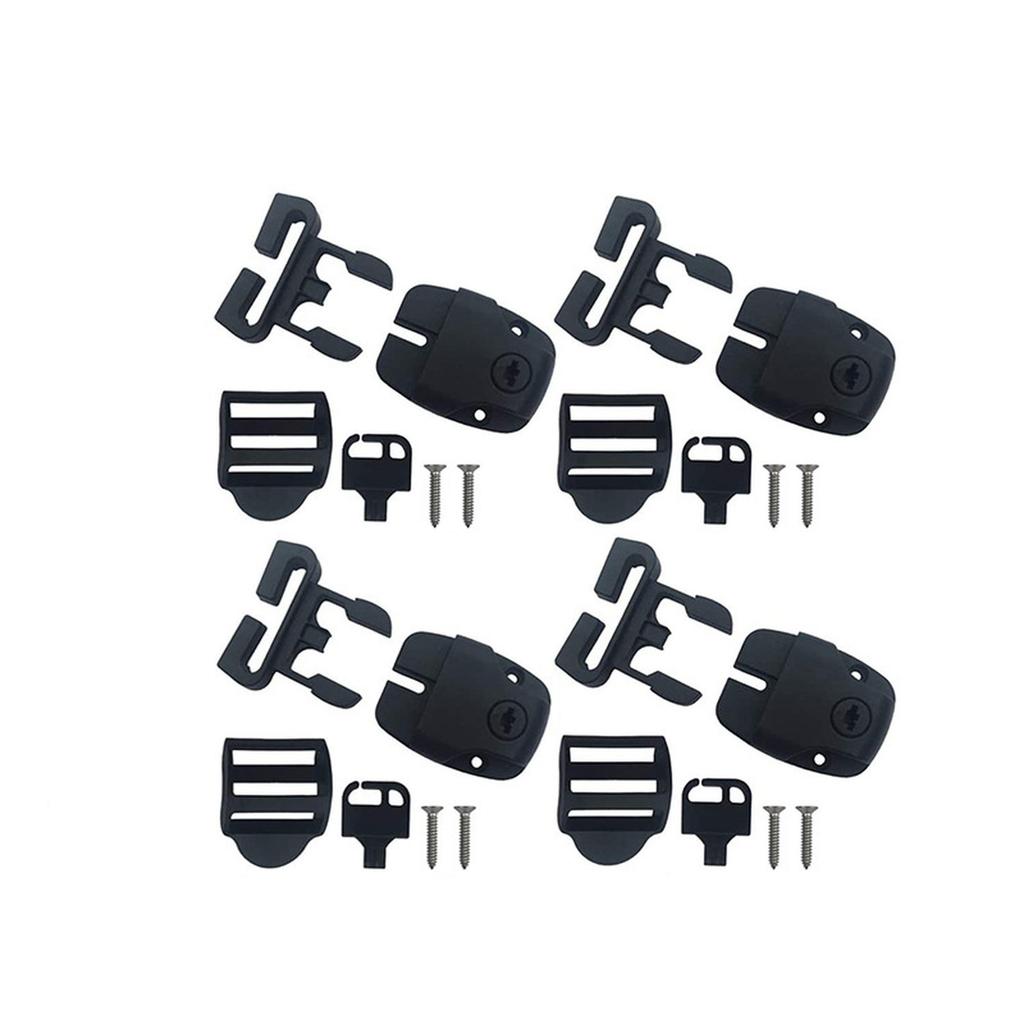 4Pcs,Sets ABS Hot Tub Cover Clips Easy Installation Enhanced Security Spa Hot Tub Cover Buckle Kit
