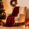 Christmas Flannel Blanket Snowflake Throw Blanket Warm Plush Blanket Cabin Throw for Couch Sofa Bed Office