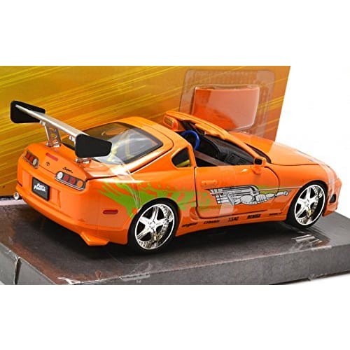 JadaToys 1:24 Scale "FAST & FURIOUS" "BRAIAN'S TOYOTA SUPRA" (ORANGE)