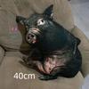 3D Printed Pig Stuffed Plush Pillow Realistic Soft Skin Friendly Fabric Cute Cushion for Sofa Bed Holiday Gift for Kids