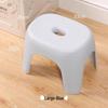 Multifunctional Stackable Plastic Stool for Living Room, Bathroom, or Kids' Room.