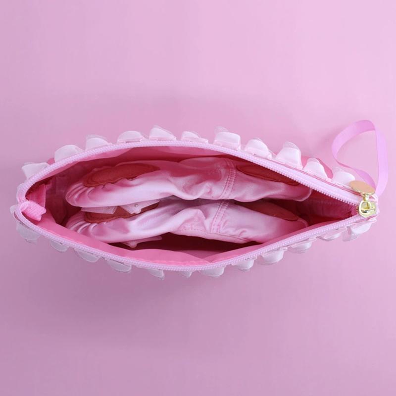 Dance Bag Shoes Storage Pouch Ballet Organizer Handbag Bags Pouches Satin Ballet Shoe Bag Dance Shoes Pouch