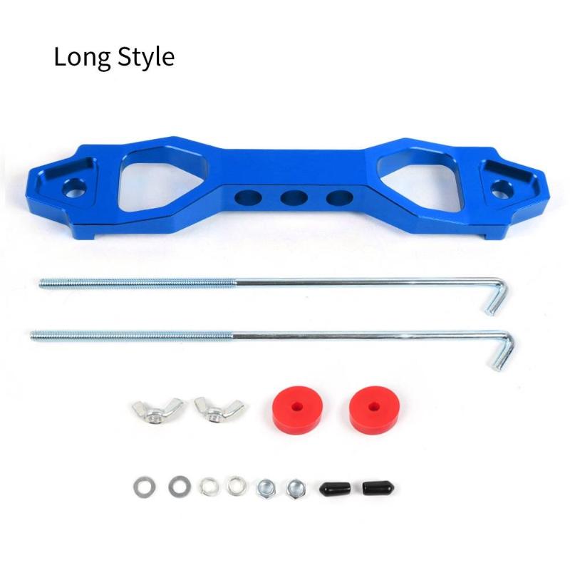 140Mm/190Mm Billet Aluminum Car Battery Tie Down Mount Bracket Brace Battery Fasten Bracket Holder 14Cm 19Cm