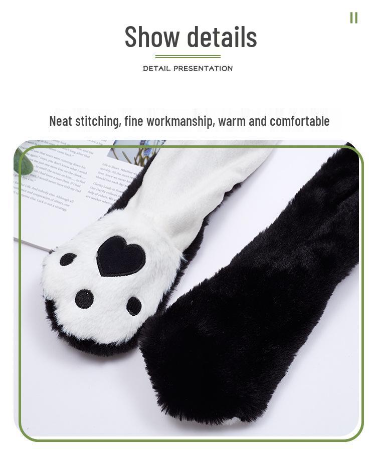 Entzückende Tier-Mütze mit beweglichen Ohren - Kinderwarme Cartoon-Stil mit Airbag-Spielzeug-Funktionen