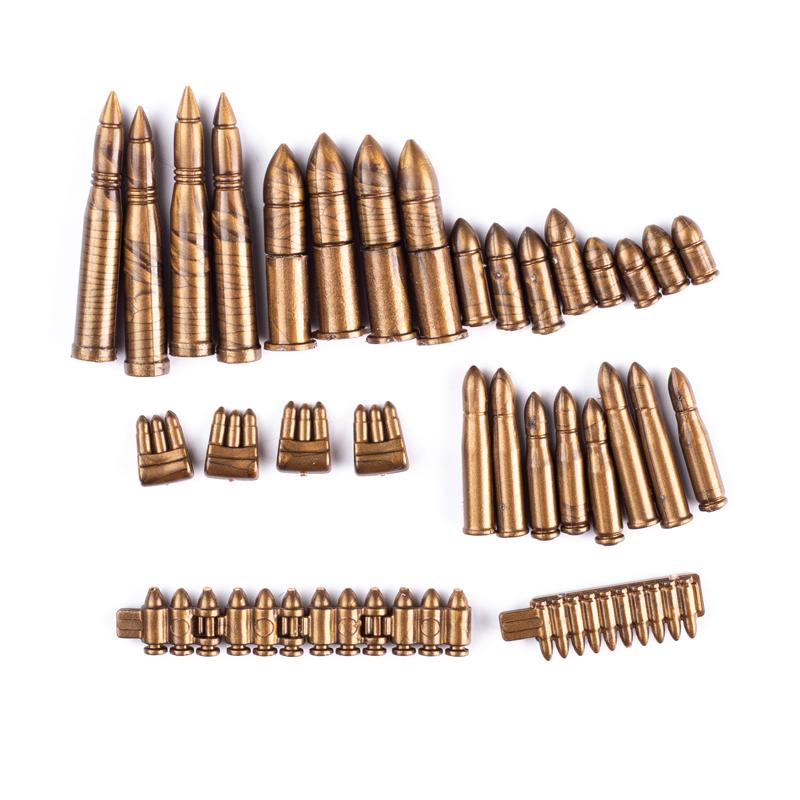 MOC WW2 Military Oil Barrel Weapons Box Building Block Set War Scene Accessories Bullet Motorcycle Sandbag Block Bricks Toys  Playsets