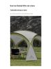 Namiot Kopułowy Górski: Duży namiot kempingowy zewnętrzny z osłoną przeciwsłoneczną i moskitierą na wycieczki samochodowe