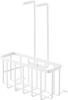 Yamazaki Tower Faucet Storage X X Detergent Bottle Small Item Storage with 10310 Rack, White, W20.3 D10.6 H28cm, Sponge, Rack, Hooks,