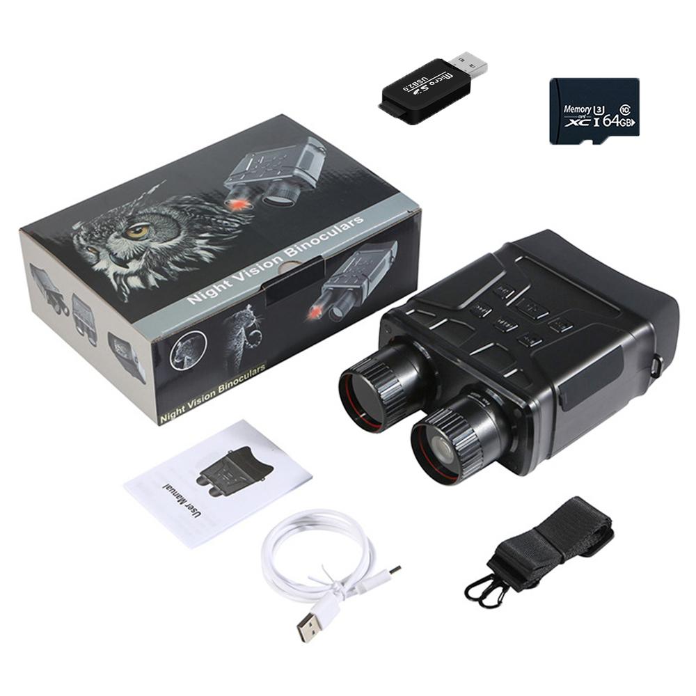 R6 1080p Professional Rechargeable Infrared Binoculars Telescope 5x Digital Zoom 300m Night Vision Device For Hunting Camping