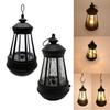 Solar Powered Hanging Lantern for Outdoor Decoration Bright LED Lights