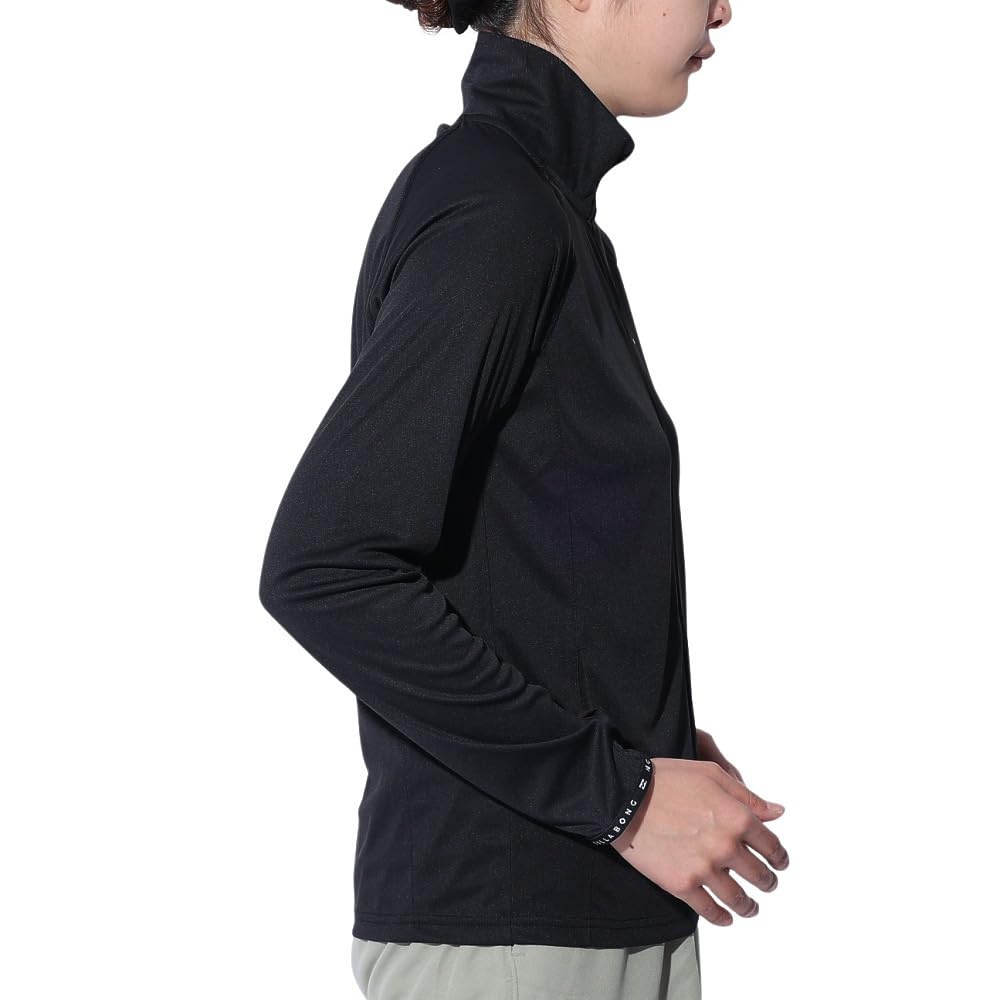 Stand-up collar zip-up rash guard
