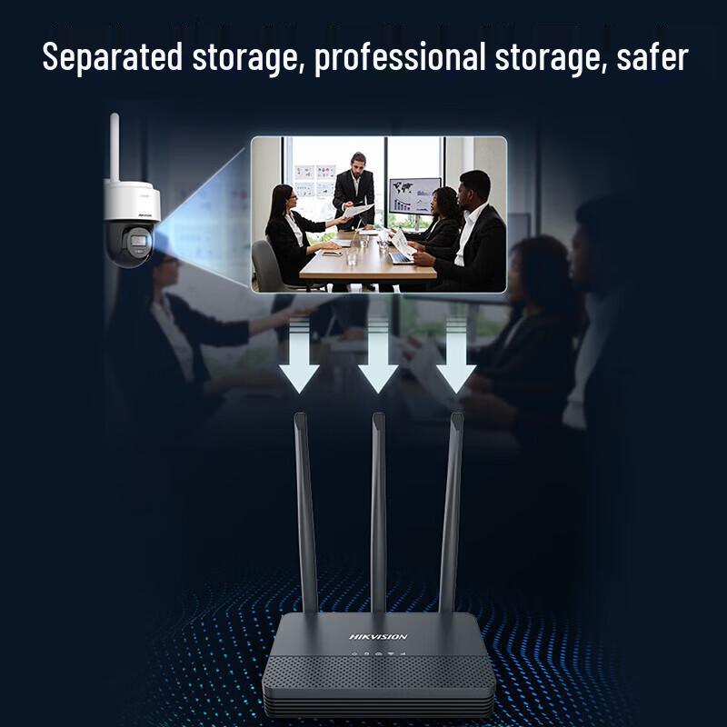 Hikvision 4G Wireless NVR with Lifetime Data CN plug (adapter included)