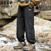 JEEP SPIRIT Men's Korean Style Cargo Jogger Pants