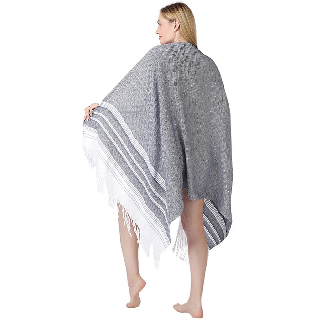 Soft Comfortable Turkish Cotton Bath Towel Beach Towel for Beach Pool Yoga Picnic Adventures Multiuse Shower Towel