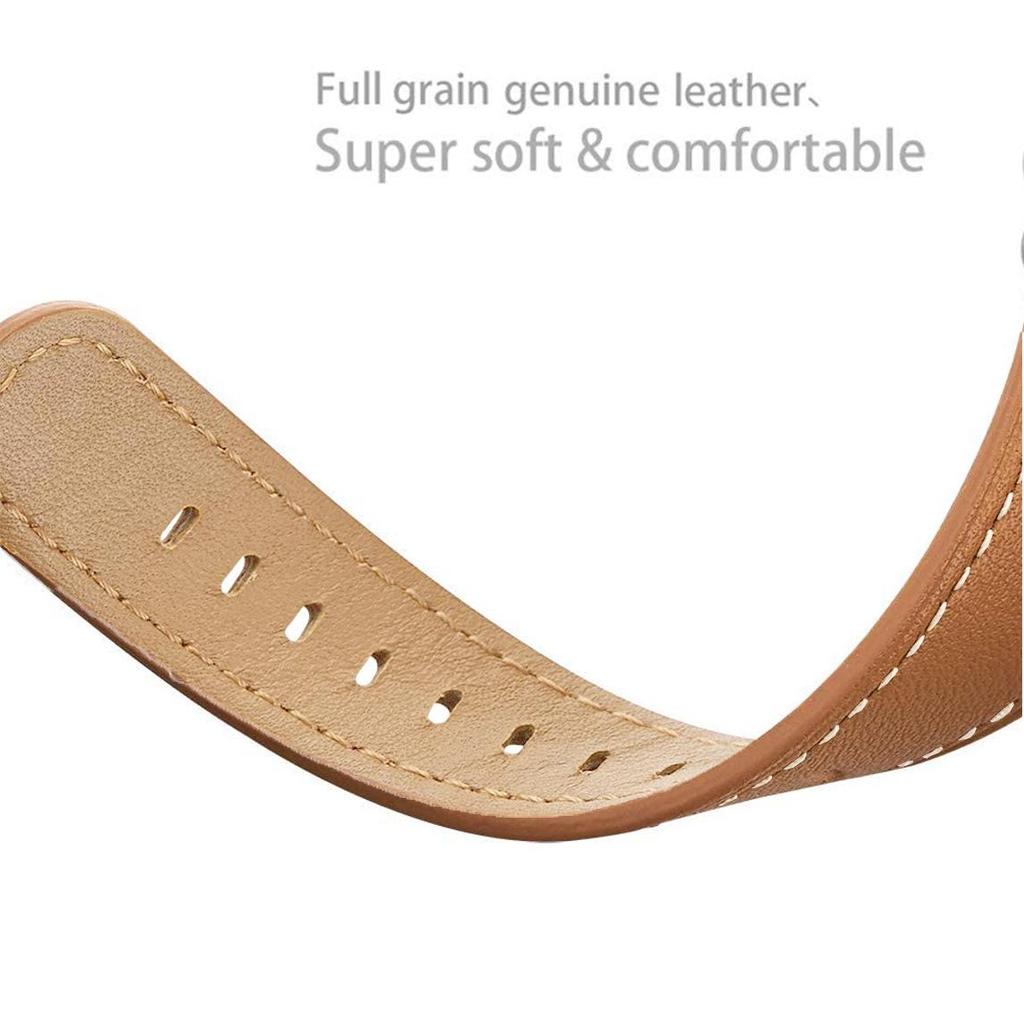 Samsung Galaxy Watch8 Genuine Leather T-Buckle Fashion Strap