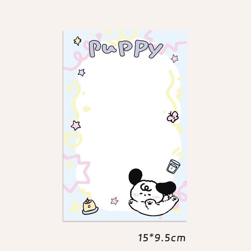 

10 шт., кавайная мультяшная летняя карта для щенка, открытка на спине, Opp сумка, милая Kpop Star, 3 дюйма, фотокарта, сделай сам, декор, упаковочный материал