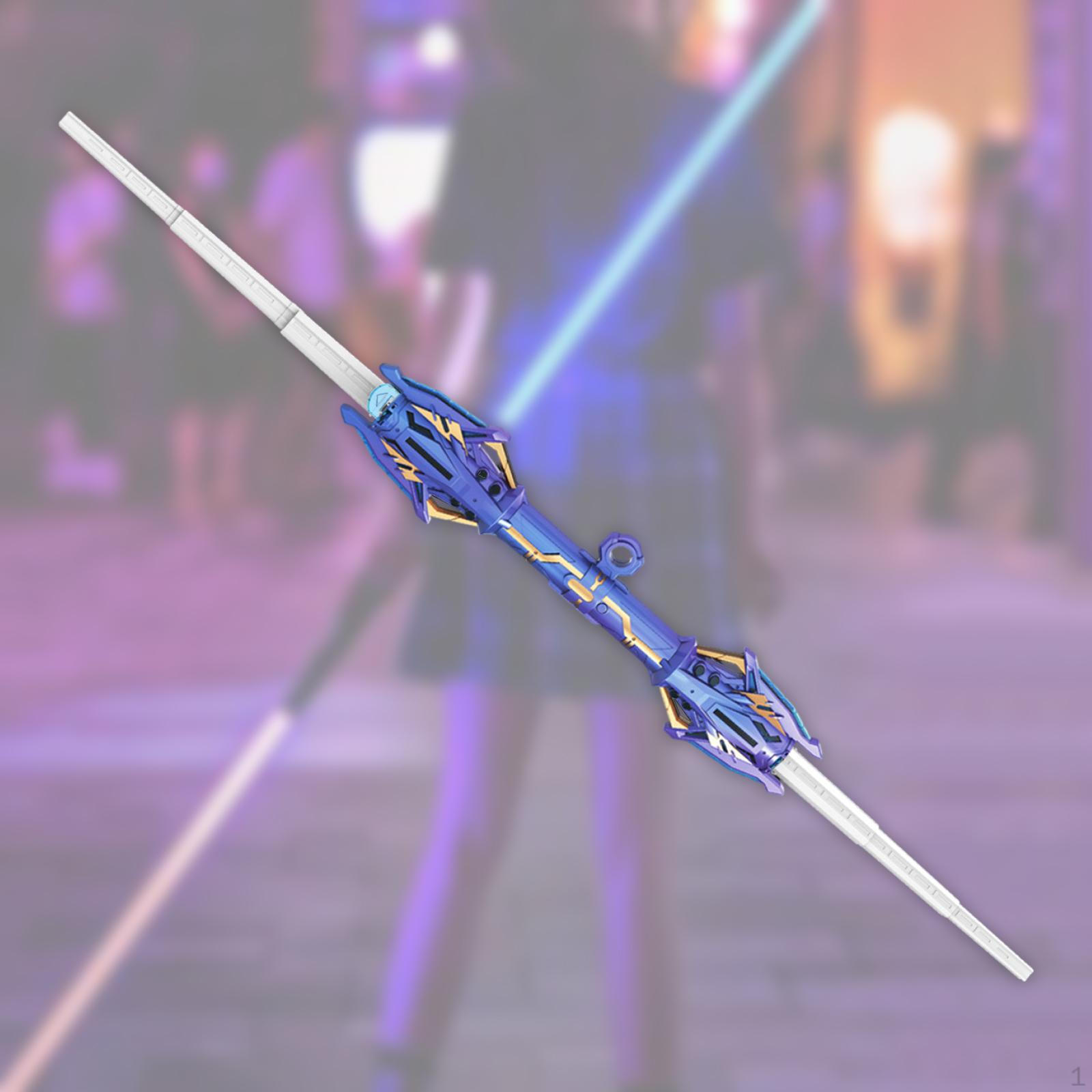 

Расширяемый световой меч, световой меч, игрушка, прочный складной телескопический для детей на день рождения фиолетовый