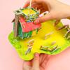 Large Foam 3d Puzzle Card For Kids Diy Handmade Assembly Rainbow Castle Educational Jigsaw