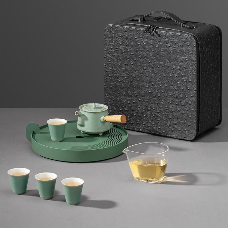 Wanqiantang Portable Ceramic Outdoor Camping Tea Set