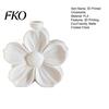 Artistic Decorative Ornament 3D Printed Minimalist Flower Vase, Matte Frosted Vase for Fresh Modern Home Table Decor or Dried Stems,