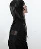 41PRAY Pintuck Mesh Tee / Black