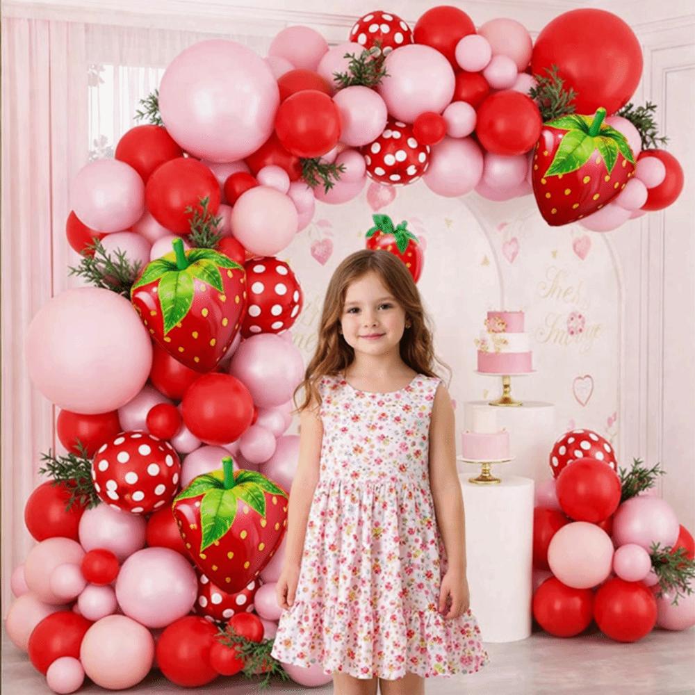 Fruit Theme Ballon Arch Kit Multicolor Latex Decorative Ballon Set Strawberry Lemon Watermelon Pineapple Party Balloons Shower