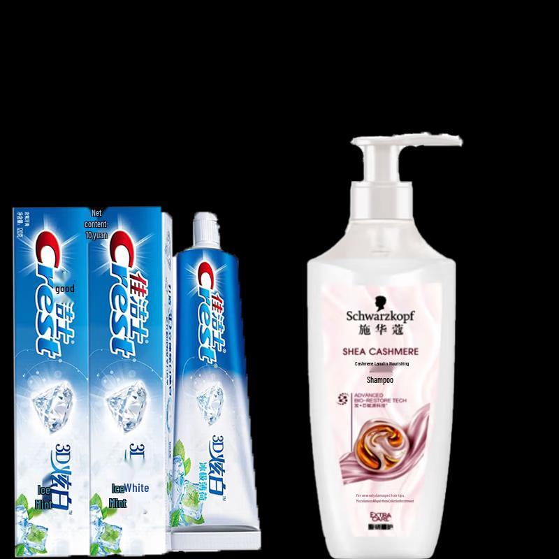 

Набор: Зубная паста Crest 3D White Arctic Fresh и Шампунь Schwarzkopf