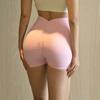 Fashion High Waist Hip Lift Fitness Shorts Belly Contracting and Hip Showing Exercise Peach Hip Training Wait Lifting Three Points Yoga Pants Outwear