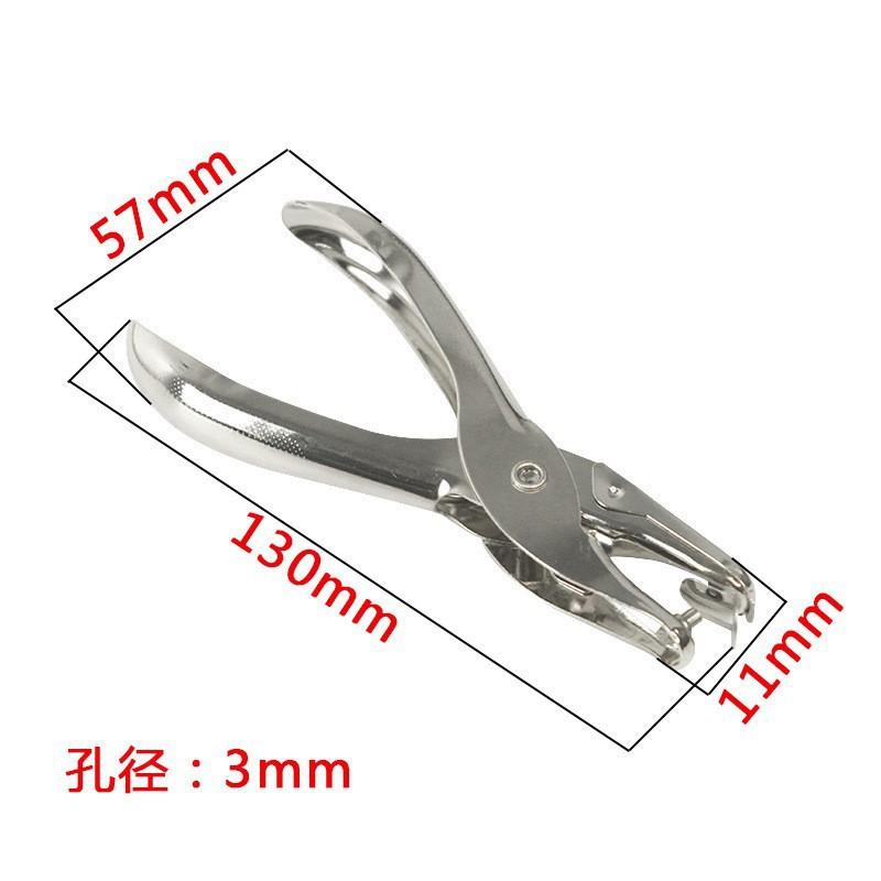 Dziurkacz 3/6mm Przenośny dziurkacz pojedynczy Materiał papierniczy Scrapbooking Ręczny Metalowy Rzemiosło Materiały biurowe do oprawy