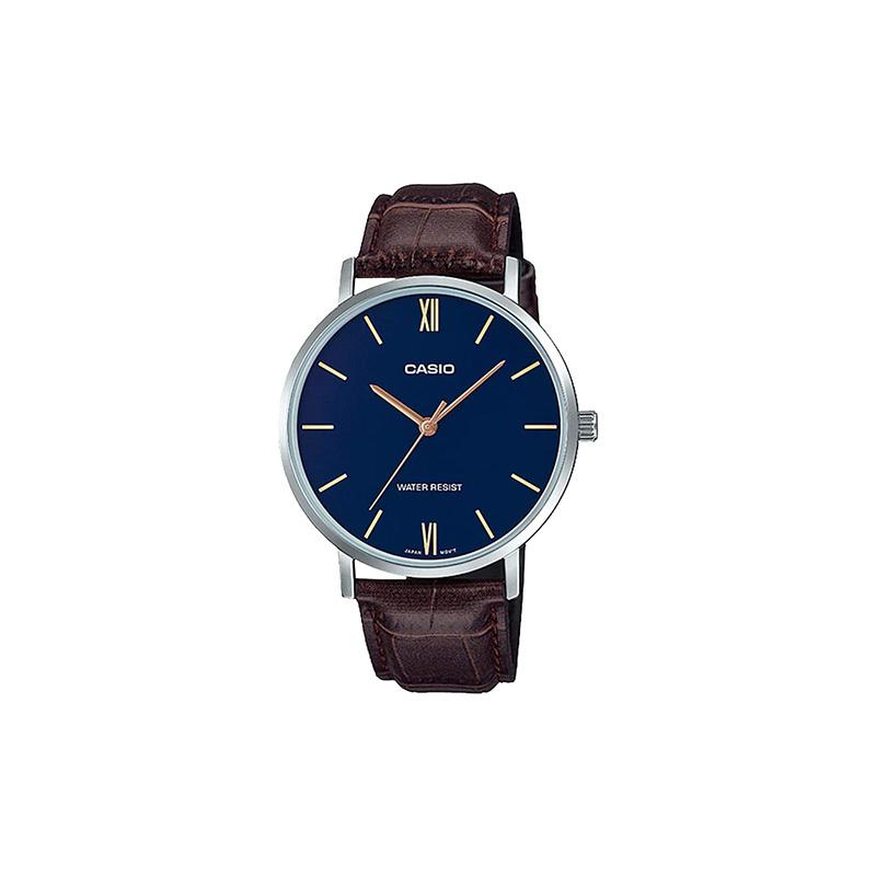 

Casio STANDARD Series Heart of Darkness Internet Celebrity Blue Angel Business Casual Versatile Simple Classic Pointer Blue Dial MTP-VT01L-2B синий