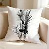 Anime DDeath NNote RRyuk Shinigami  Square DoubleSided Printed Pillow Case Bedroom Bedside Pillow Sofa Cushion Cover