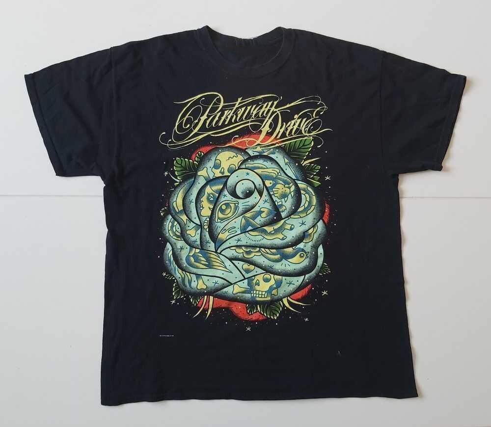 Vtg 2013 Parkway Drive Black Cotton All size S-5XL Gift For Fans T-shirt OM134 Unisex T-Shirt S