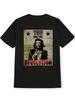 Mens Retro Revolution Pattern TShirt Casual Street Style Themed Event Shirt AllSeason Pure Cotton Couple Streetwear Shirt