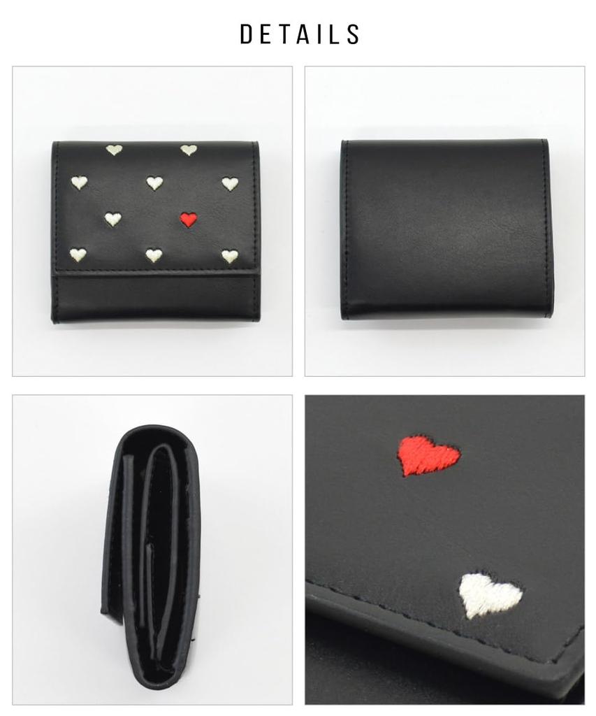 Altro Rose Silver Tri-fold Wallet for Women, Compact, Mini, Small Wallet, Popular Brand, Cute, Thin, Compact, Folding Wallet, Easy to Use, Large