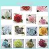 Elegant Faux Artificial Silk Hydrangea Bouquet For Stunning Home And Wedding Decor