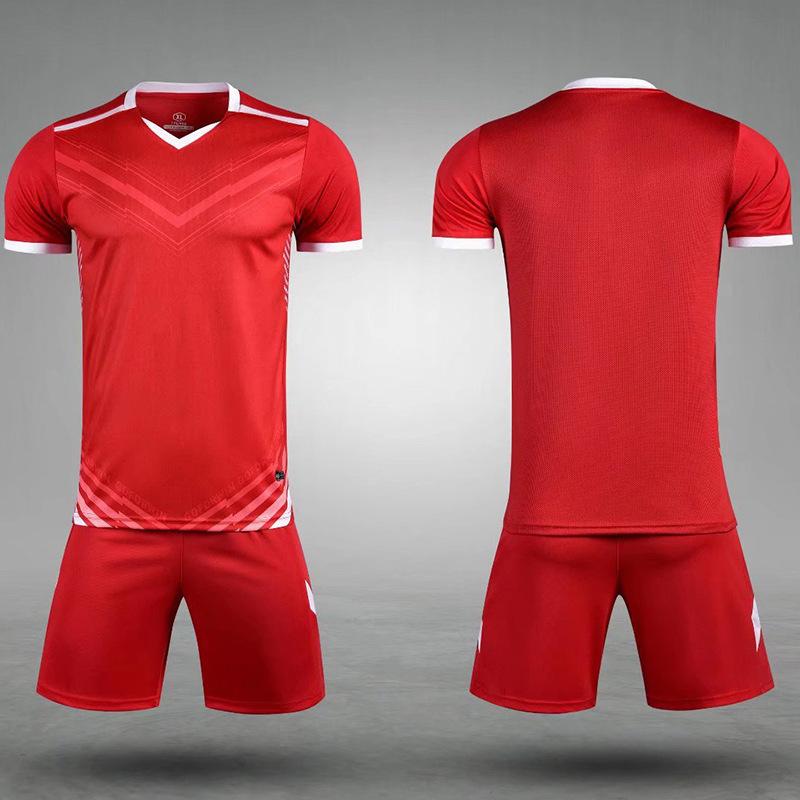 Updated Childrens Student Training Football Jerseys Athletic Clothes Mens and Womens Suits Team Uniforms