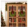 Christmas Wreath 4 Pieces Festive Holiday Decorations Christmas Wreaths For Kitchen Cabinets For Front Door Window Fireplace