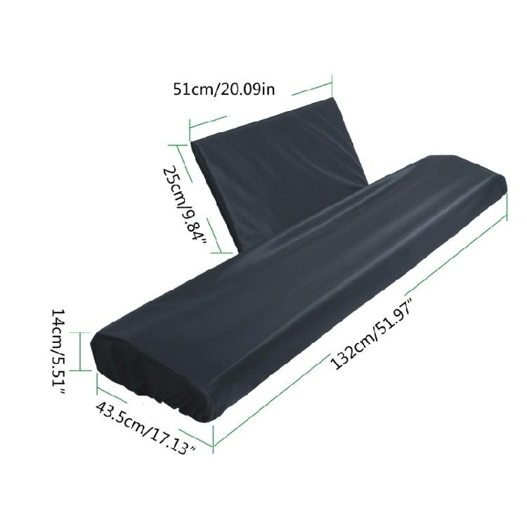 88 Tasten Klaviertastatur Staubschutzhülle Elektronische Tastaturabdeckung Klavierabdeckung