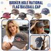 Embroidered American Independence Day Flag Baseball Cap Unisex Patriotic-Themed Fashion Casual Outdoor Sun Visor Hat
