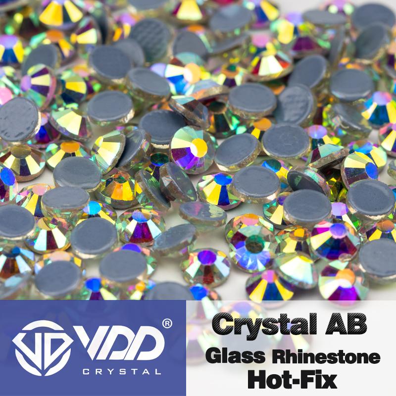 VDD SS6-SS30 High Quality Hot-Fix Glass Rhinestone Crystal Flatback Strass Stones DIY Garment Decoration Wedding Dress