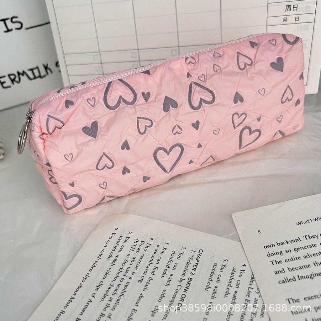 New Original Milk Huhu Love Pencil Bag High Value Large Capacity Stationery Bag Student Supplies Stationery Bag Cosmetic Bag