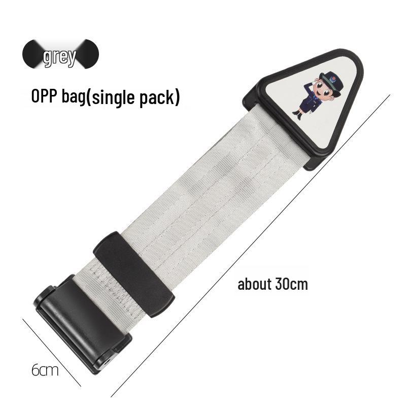 

Child Car Seat Belt Adjuster & Shoulder Protector сірий колір