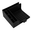 Sticky Note Stencil Set ABS 3x3in Sticky Note Holder with 5 Different Templates Pen Holder for School Home